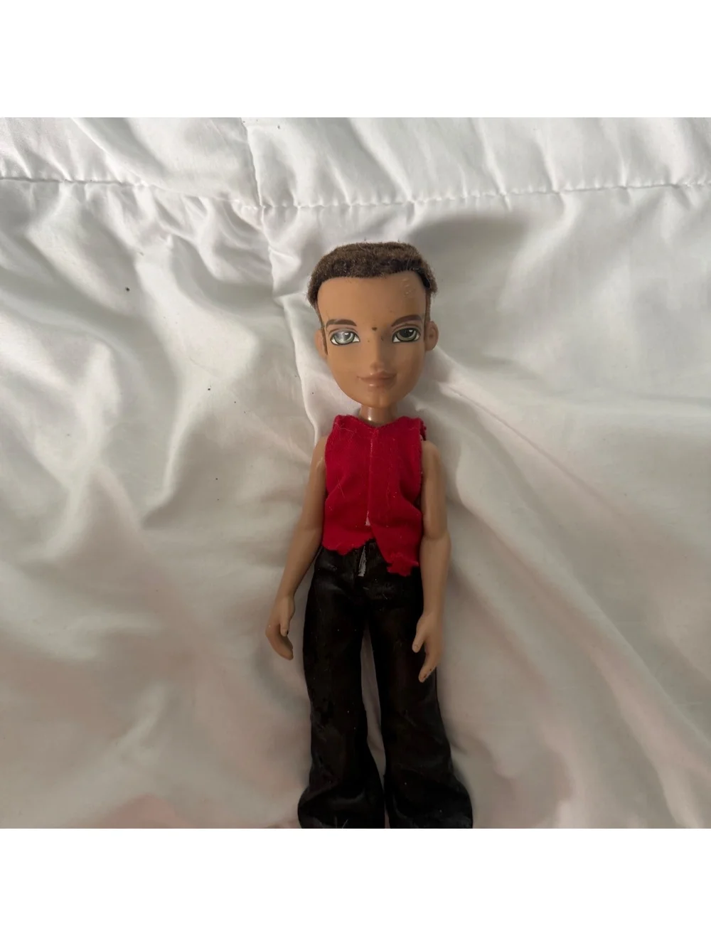 2002 Bratz Boyz Dylan w/Faux Leather Pants And Shirt, Shoes Boy Doll